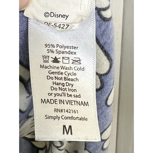LuLaRoe Disney Blue Mikey Mouse Hands Size Medium Irma Tunic Top Soft Strech - Picture 7 of 10